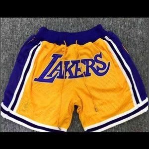 Just Don Los Angeles Lakers Basketball shorts